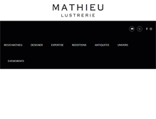 Tablet Screenshot of mathieulustrerie.com